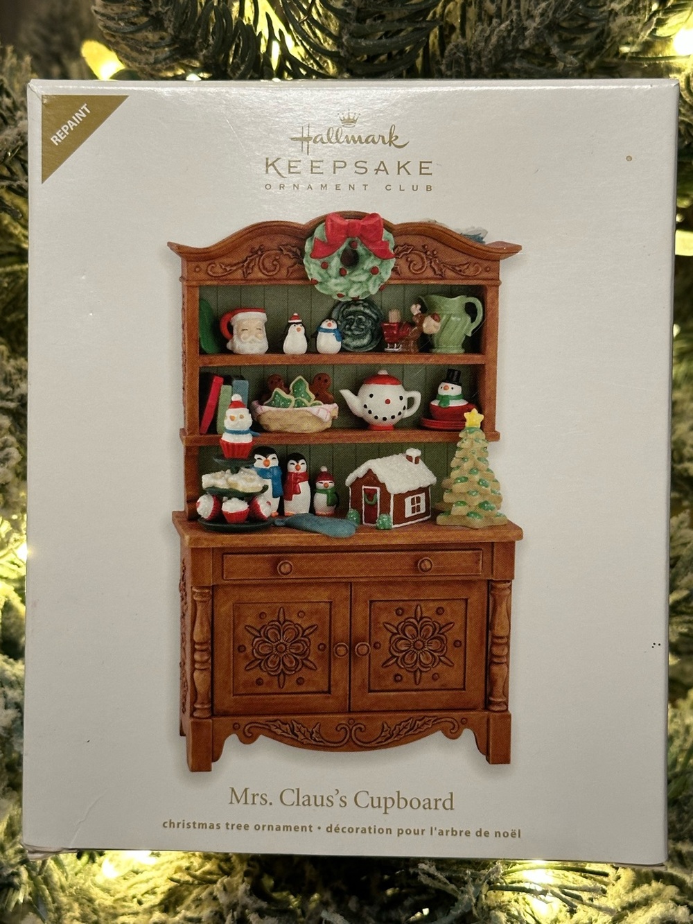 2012 Hallmark Mrs. Claus’s Cupboard Repaint KOC Club Exclusive Ornament